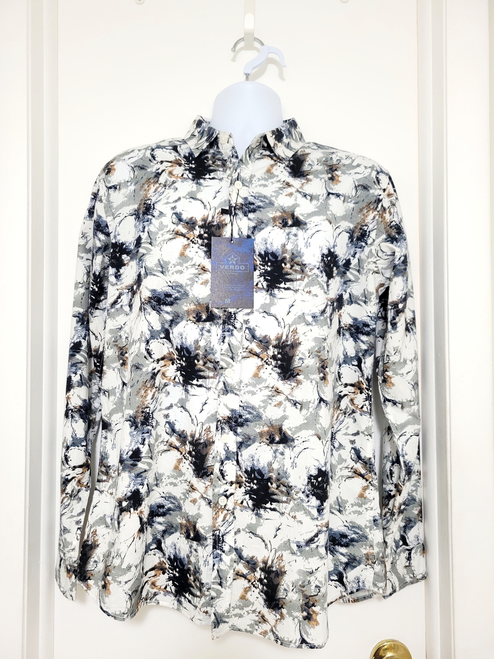 Men's Print Long-Sleeve Shirt